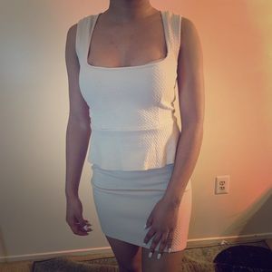 Cream Cocktail dress.